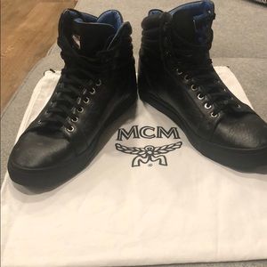 Authentic MCM hi top sneakers